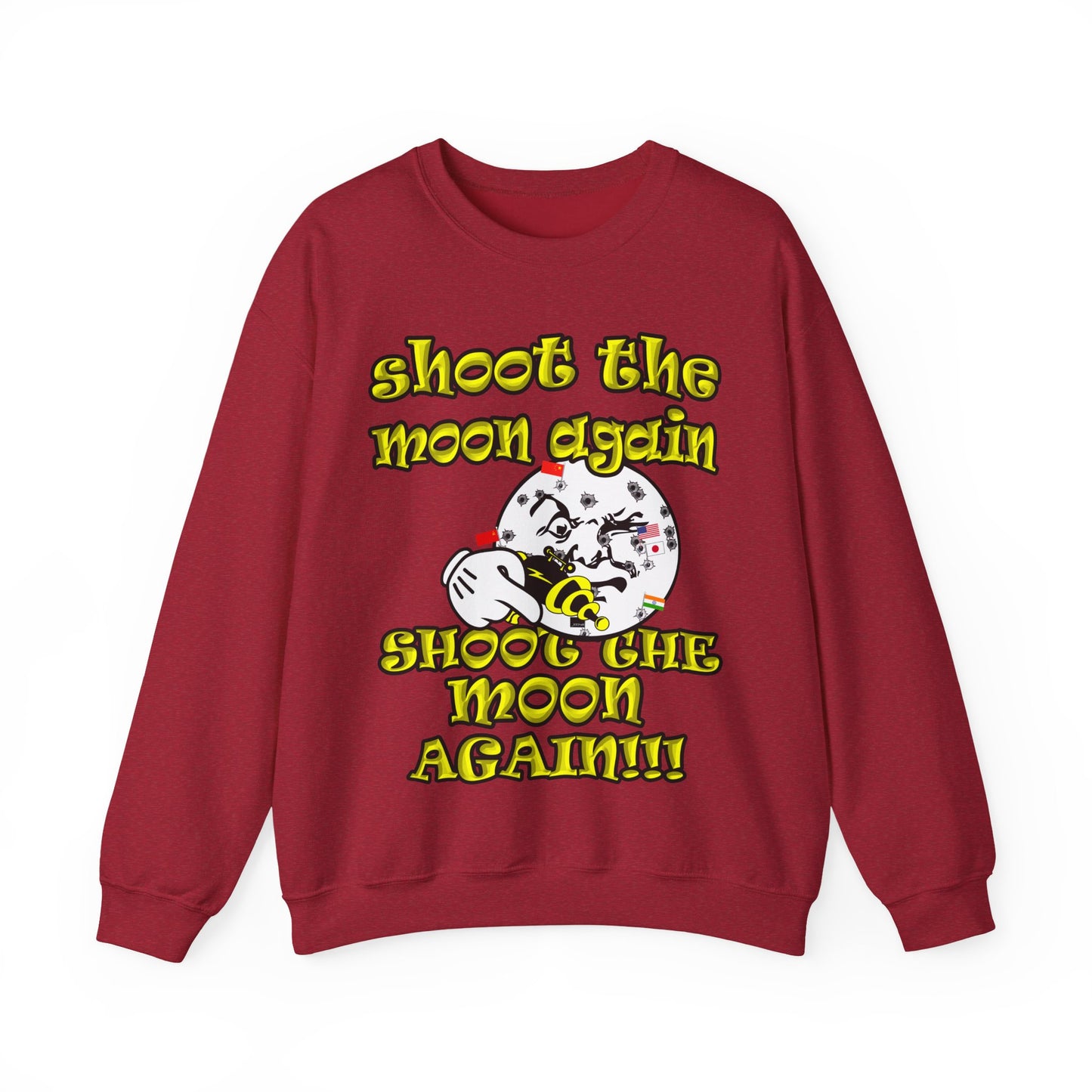 shoot the moon again - Unisex Heavy Blend™ Crewneck Sweatshirt