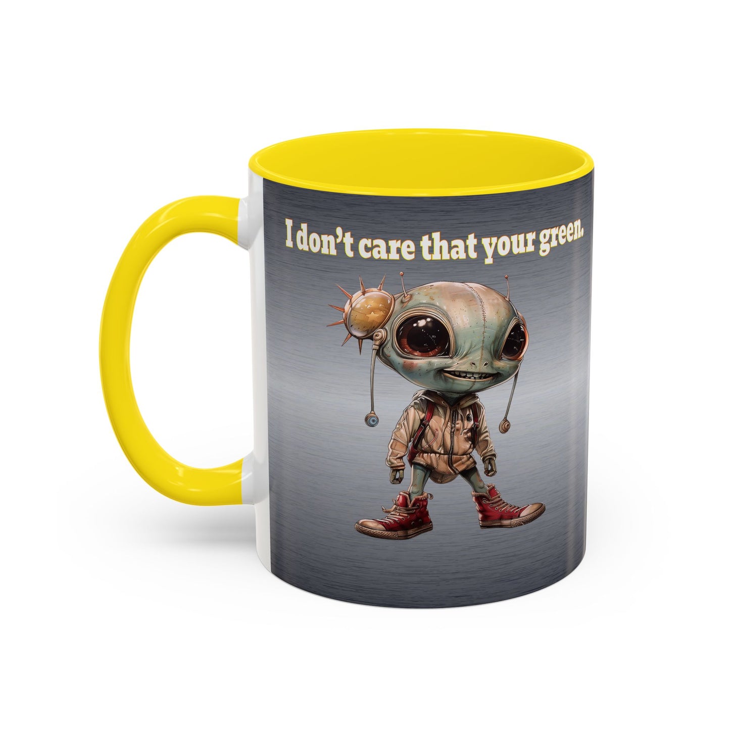 I don't care that your grey - Accent Mug (brushed nickel)