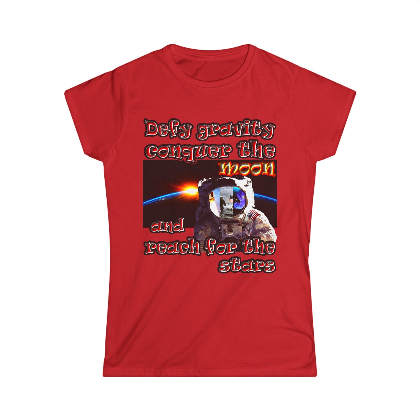 defy conquer reach - Women's Softstyle Tee