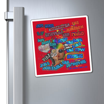 drop the beat - Magnets - (dark red)