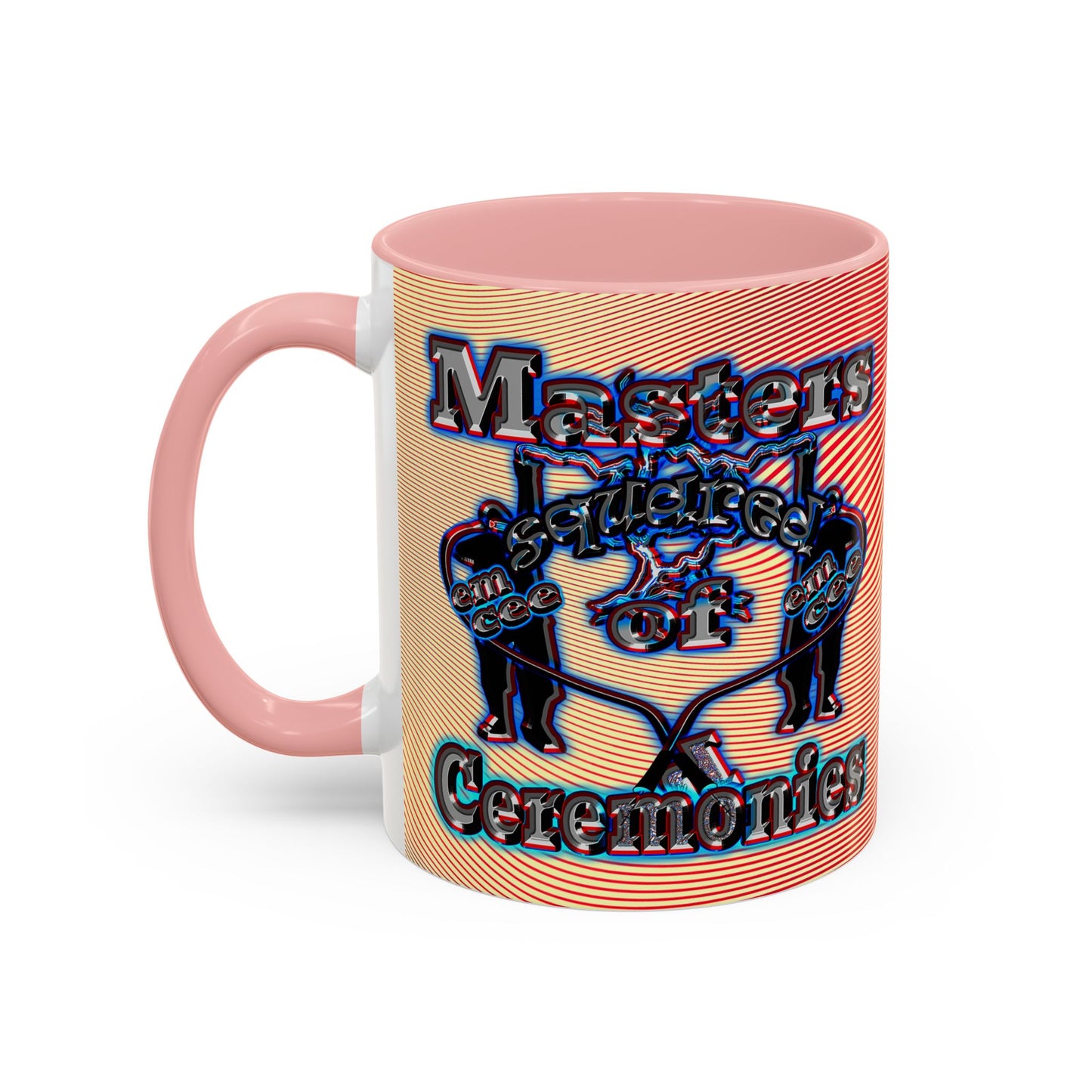 em cee squared - Accent Mug (yellow-orange wave)