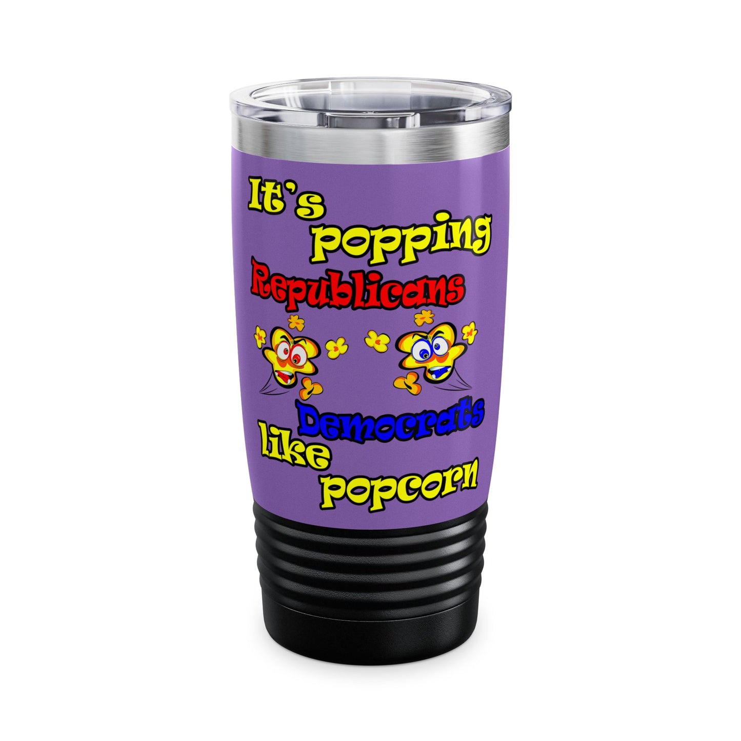 popping like popcorn - Ringneck Tumbler, 20oz (light purple)