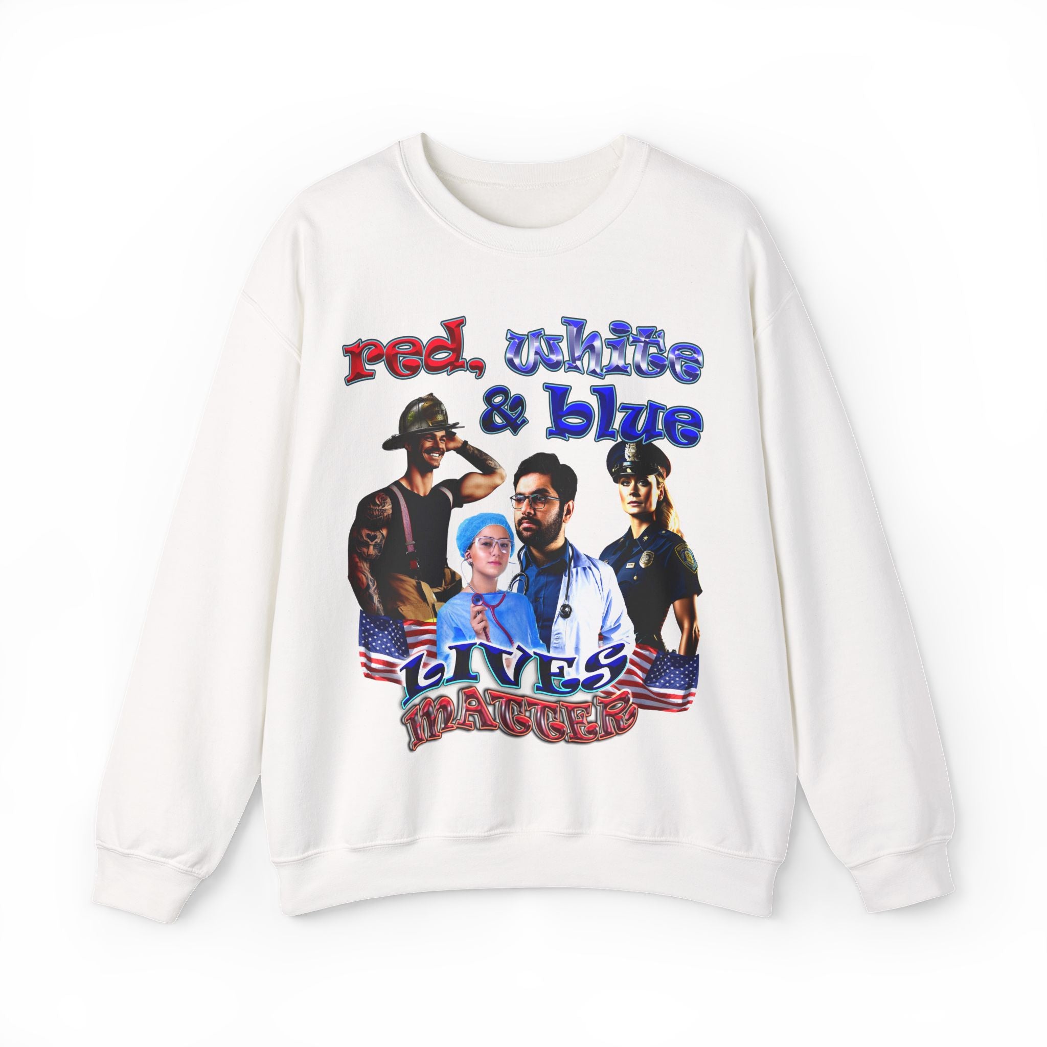 rw&b lives matter - Unisex Heavy Blend™ Crewneck Sweatshirt
