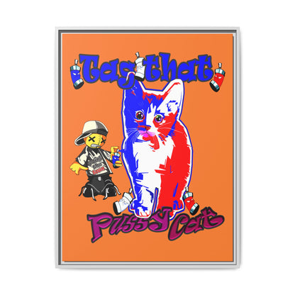 tag that - framed canvas art (crusta)
