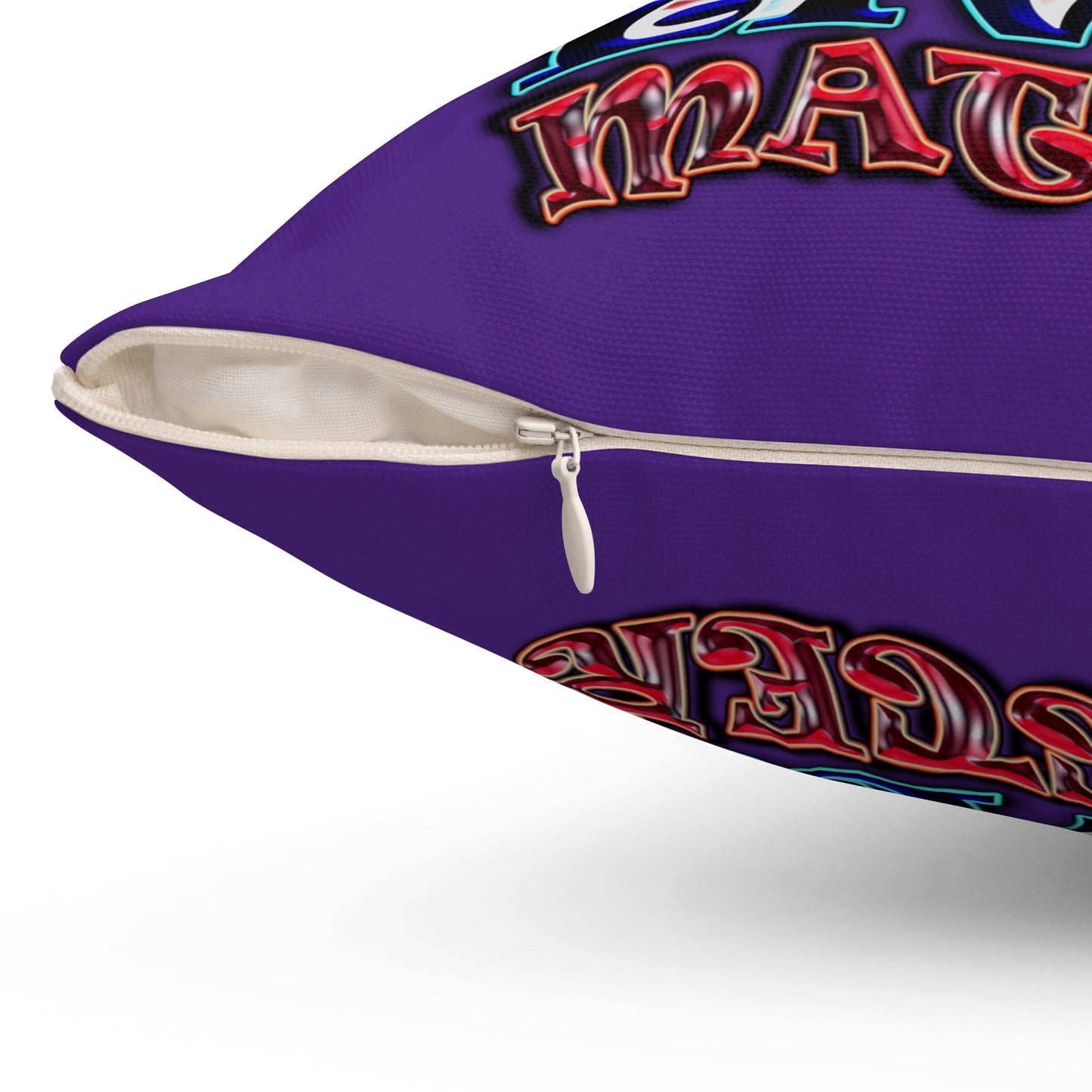 rw&b lives matter - Spun Polyester Square Pillow - (purple)