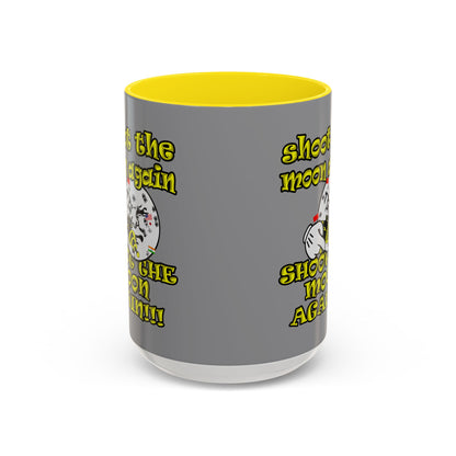 shoot the moon again - Accent Mug (grey)
