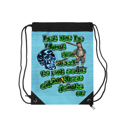 og - Drawstring Bag (faded blue)