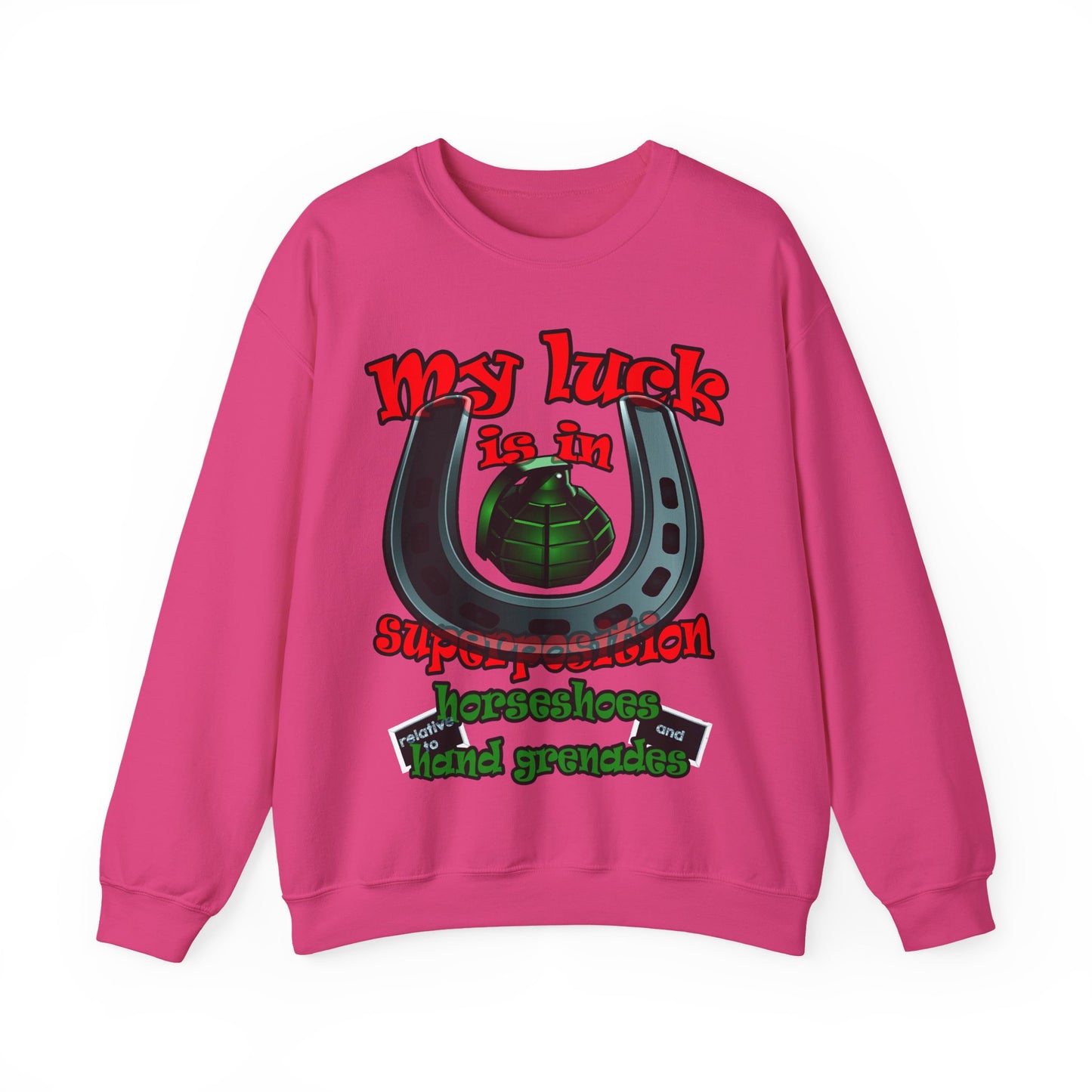 my luck - Unisex Heavy Blend™ Crewneck Sweatshirt