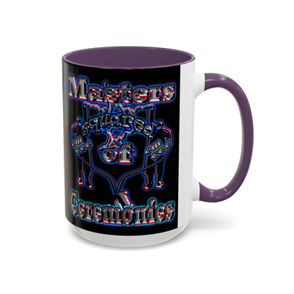 em cee squared - Accent Mug (black)