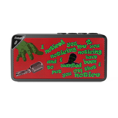 noticed you noticing - Jabba Bluetooth Speaker (red)