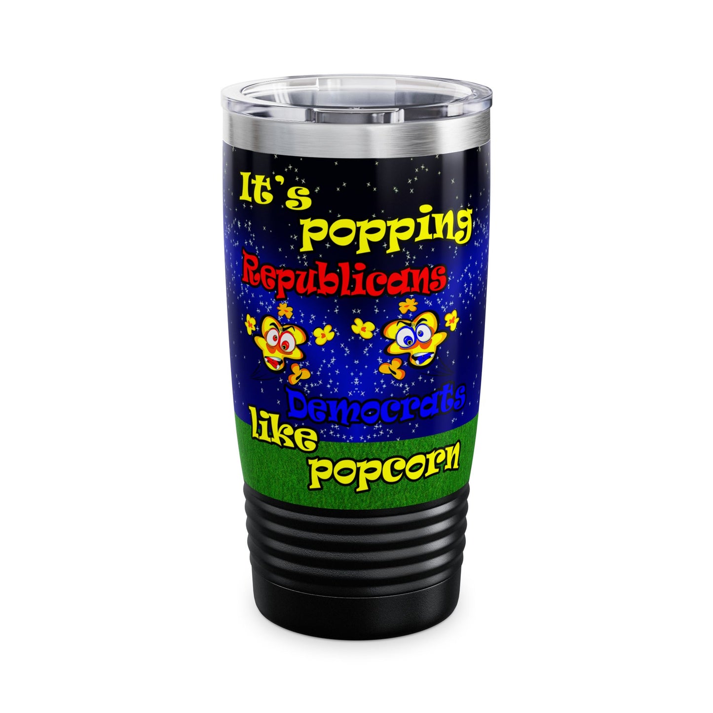 popping like popcorn - Ringneck Tumbler, 20oz ('snoops' background)