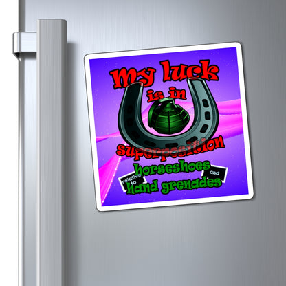 my luck - Magnets - (purple-pink wave)