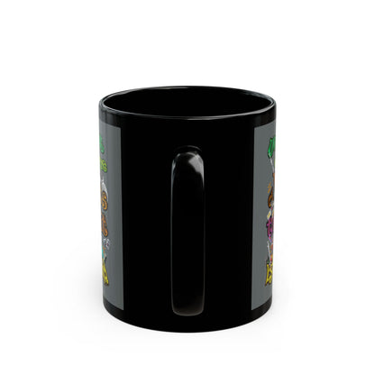 the bum's shit - Black Mug (dark grey)
