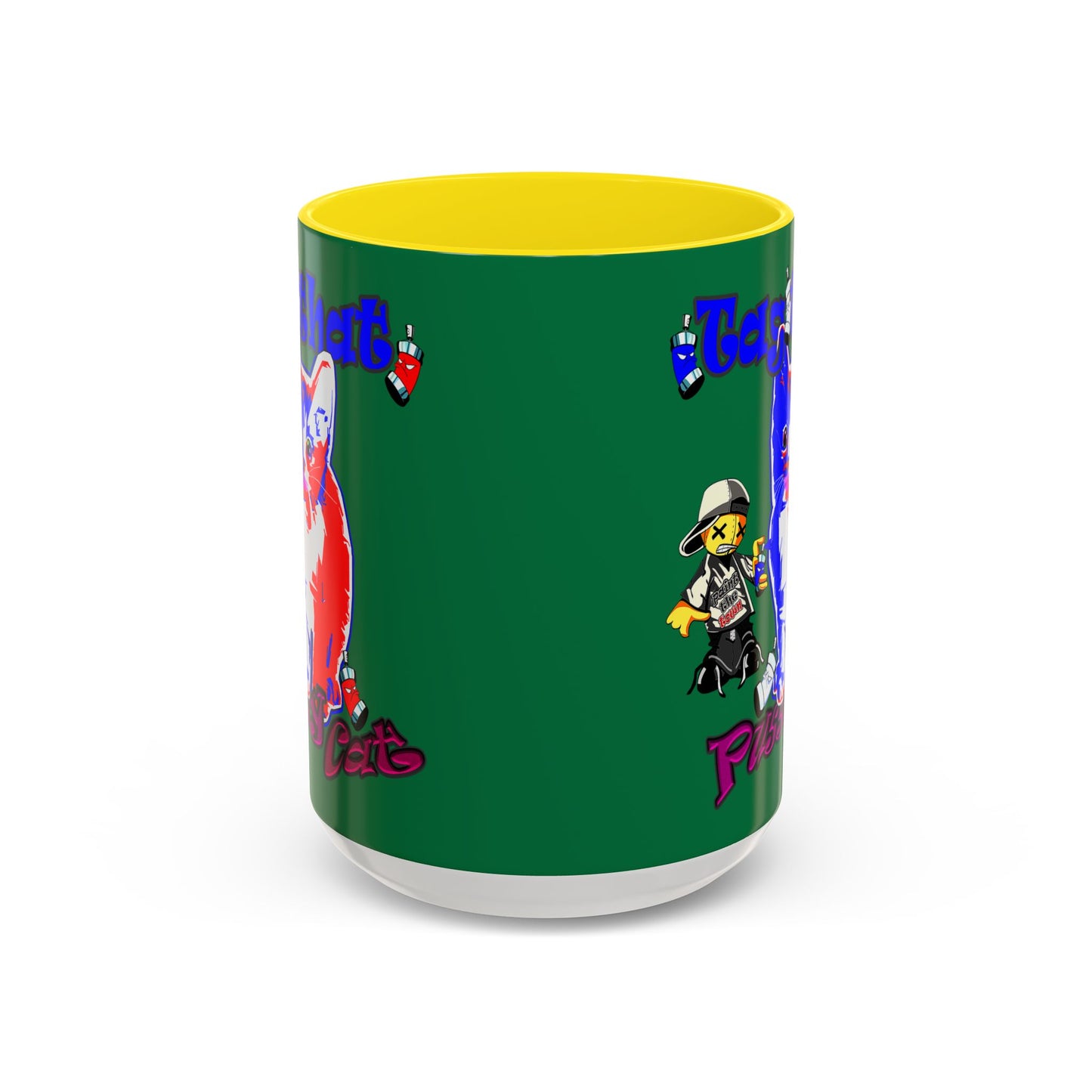 tag that - Accent Mug (dark green)