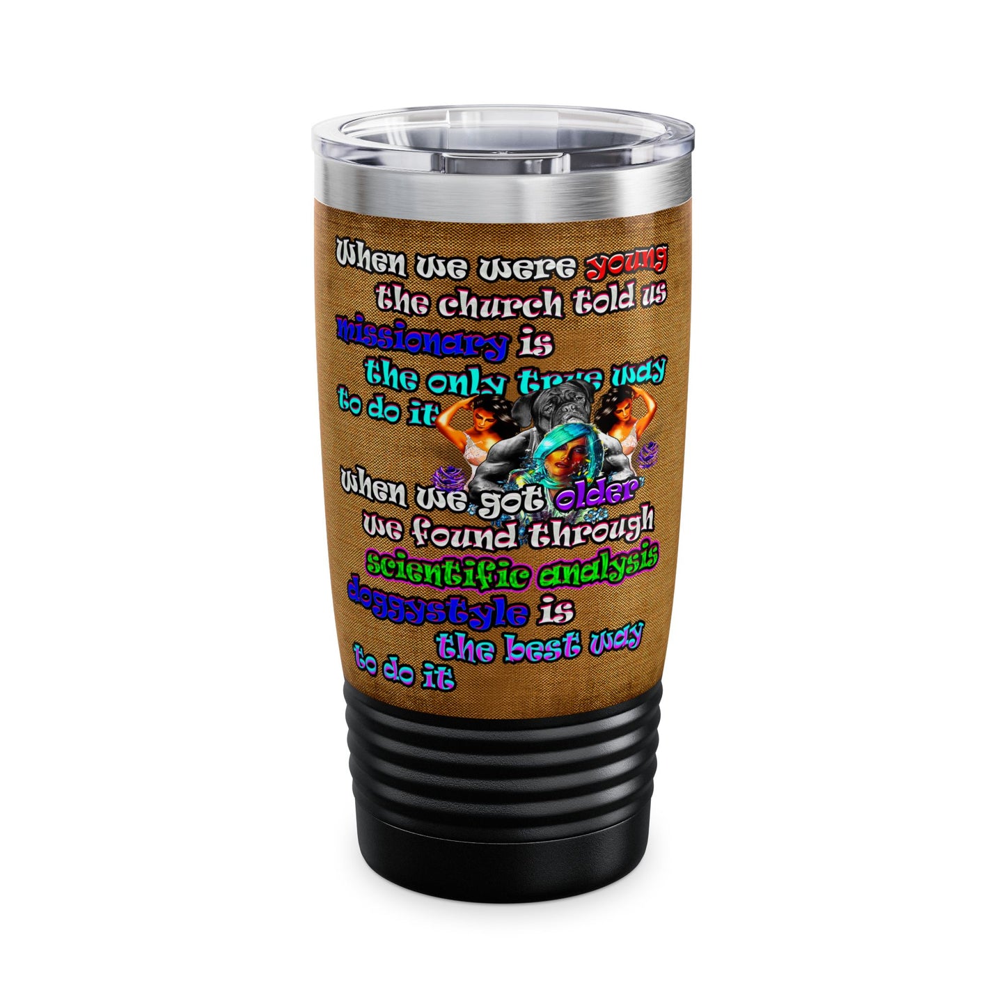 doggystyle - Ringneck Tumbler, 20oz (brown papyrus)