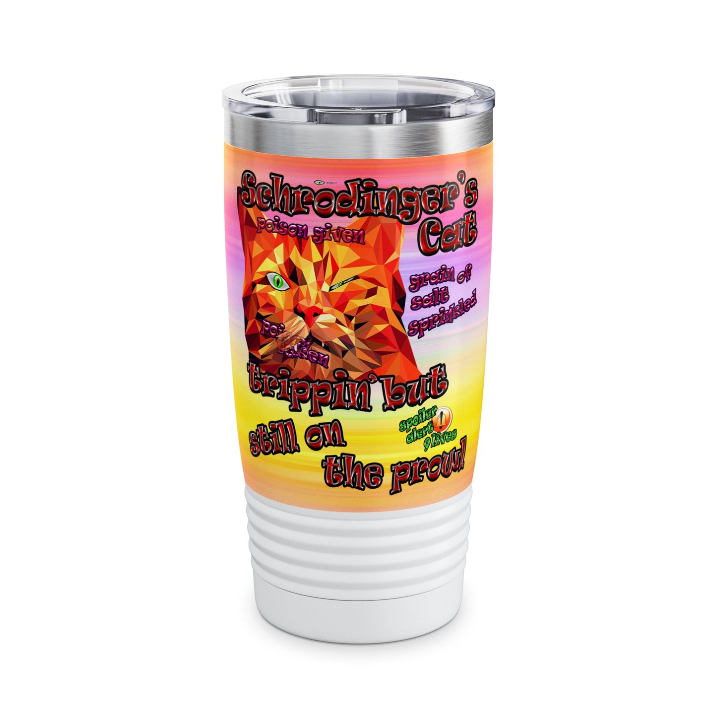 schrodinger's cat - Ringneck Tumbler, 20oz (color blur)