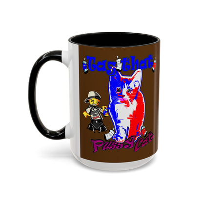 tag that - Accent Mug (brown)