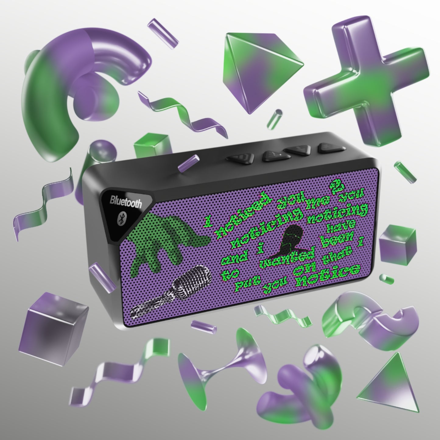 noticed you noticing - Jabba Bluetooth Speaker (light purple)