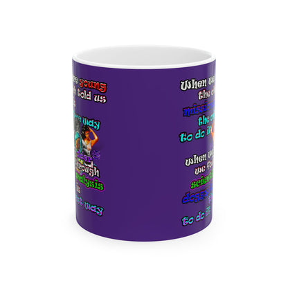 doggystyle - White Mug (purple)