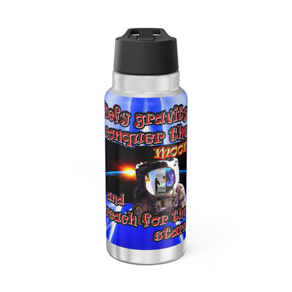 defy conquer reach - Gator Tumbler, 32oz  (blue-white wave)