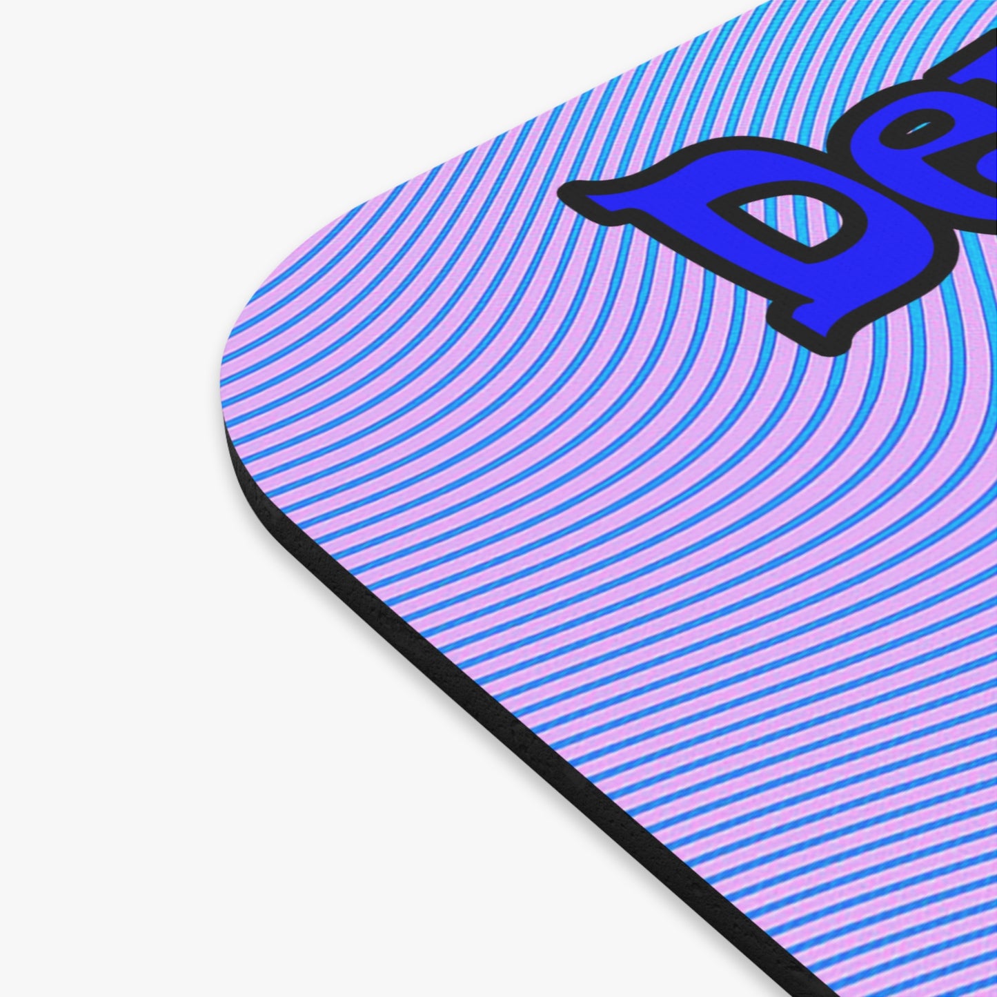 donkeys and elephants - Mouse Pad (Rectangle) (light blue-purple wave)