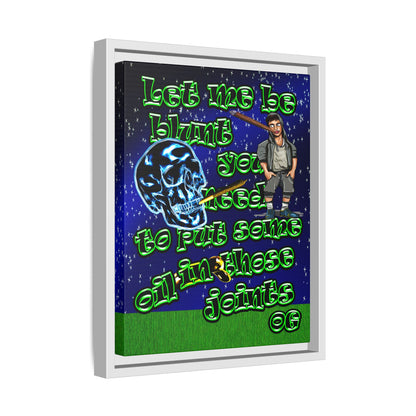 og - framed canvas art ('snoops' background)