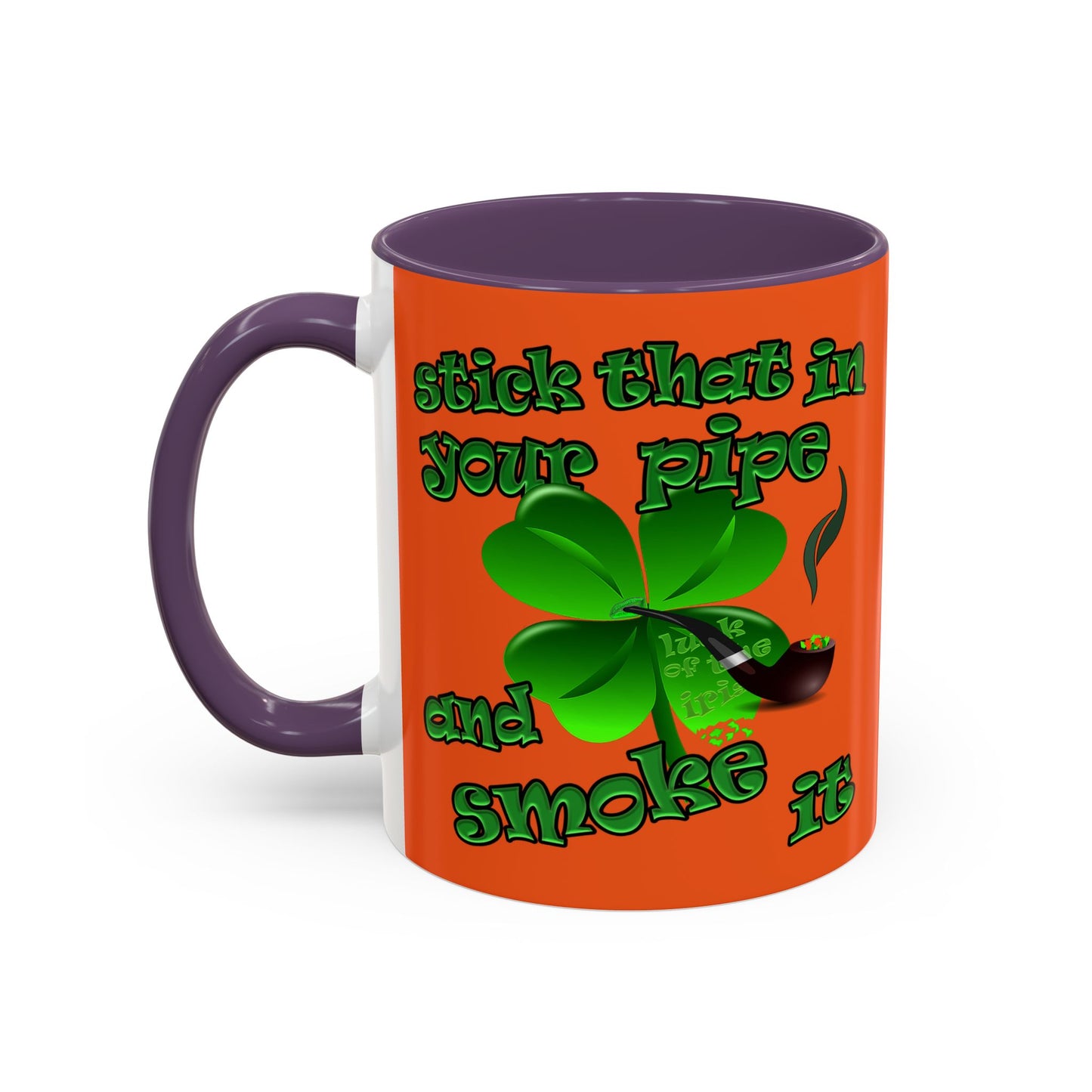 celtics logo - Accent Mug (orange)