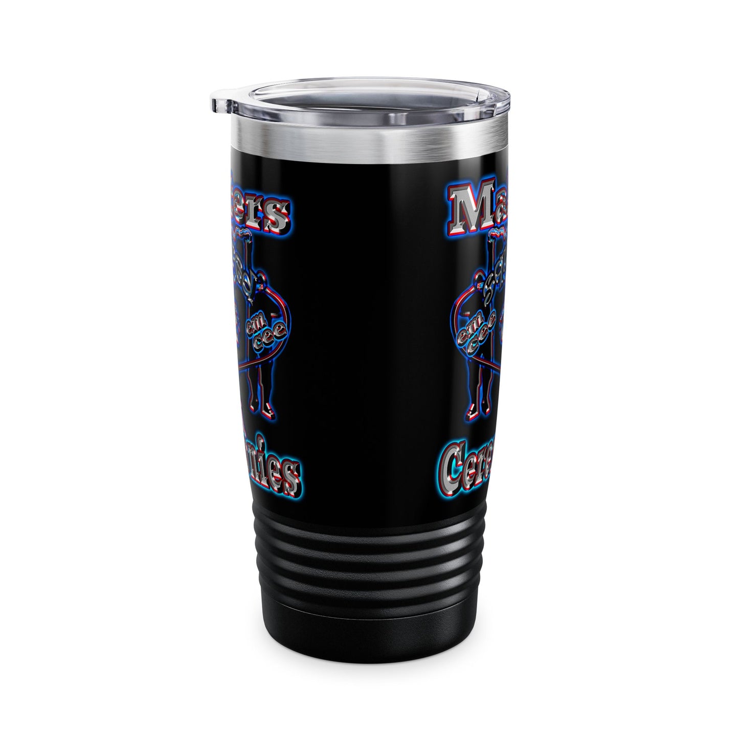 em cee squared - Ringneck Tumbler, 20oz (black)