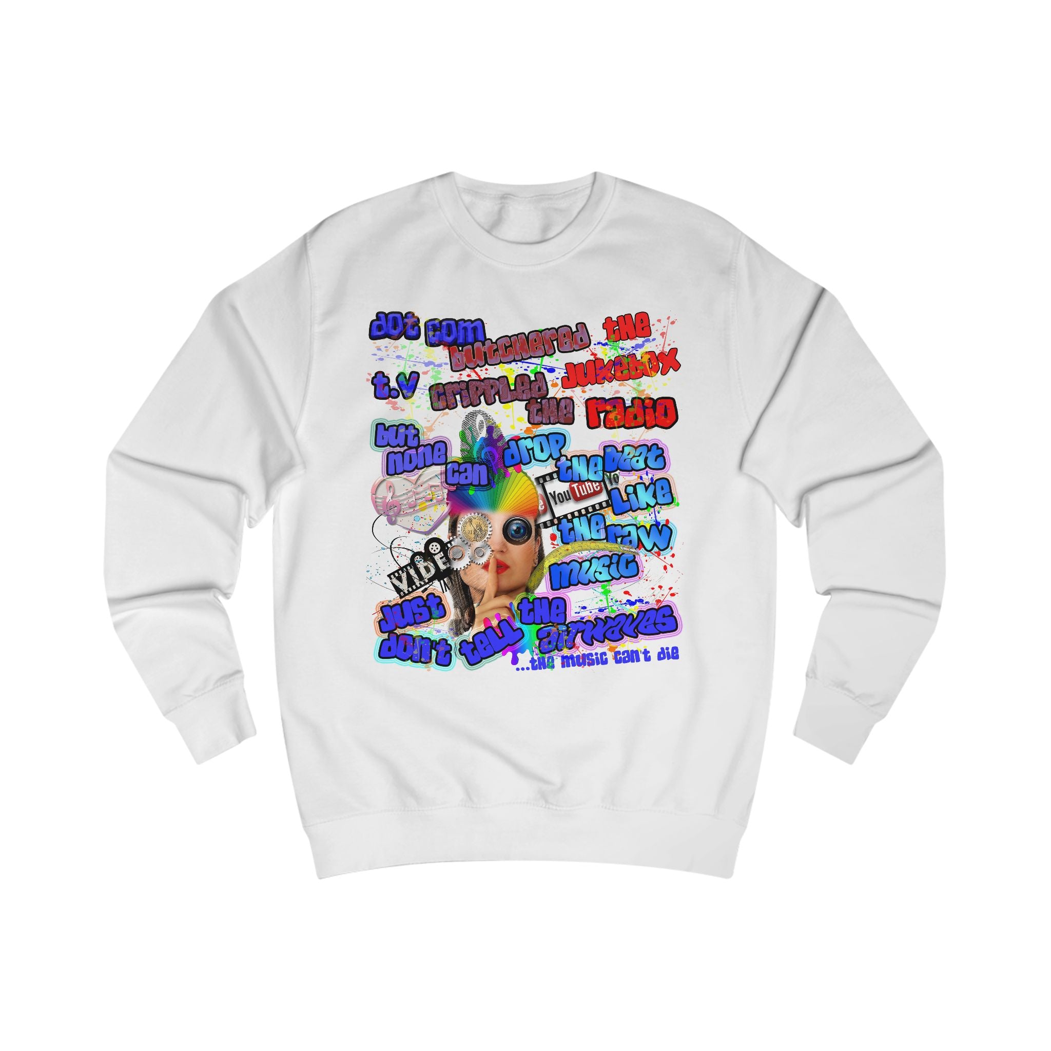 drop the beat - Men's Sweatshirt