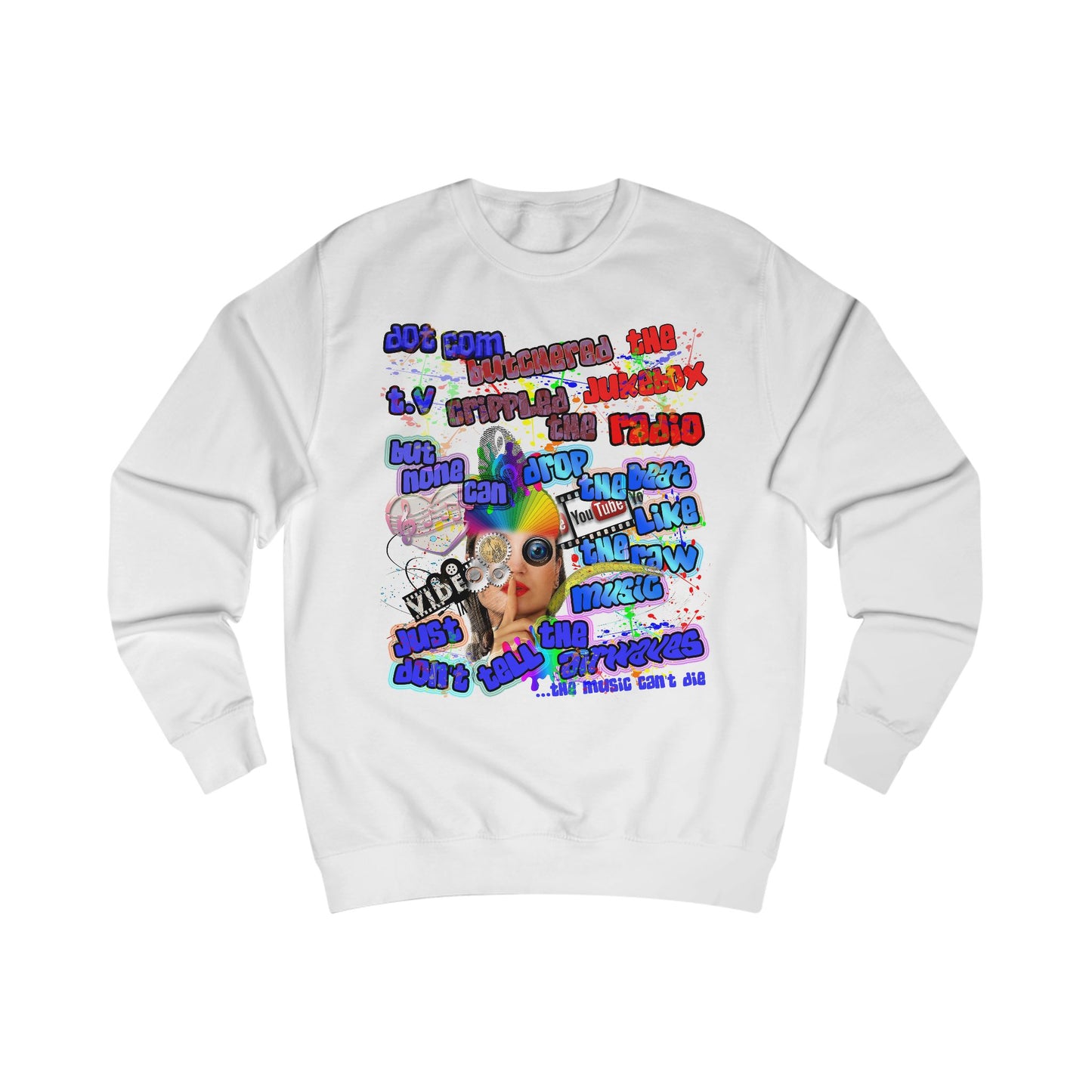 drop the beat - Men's Sweatshirt