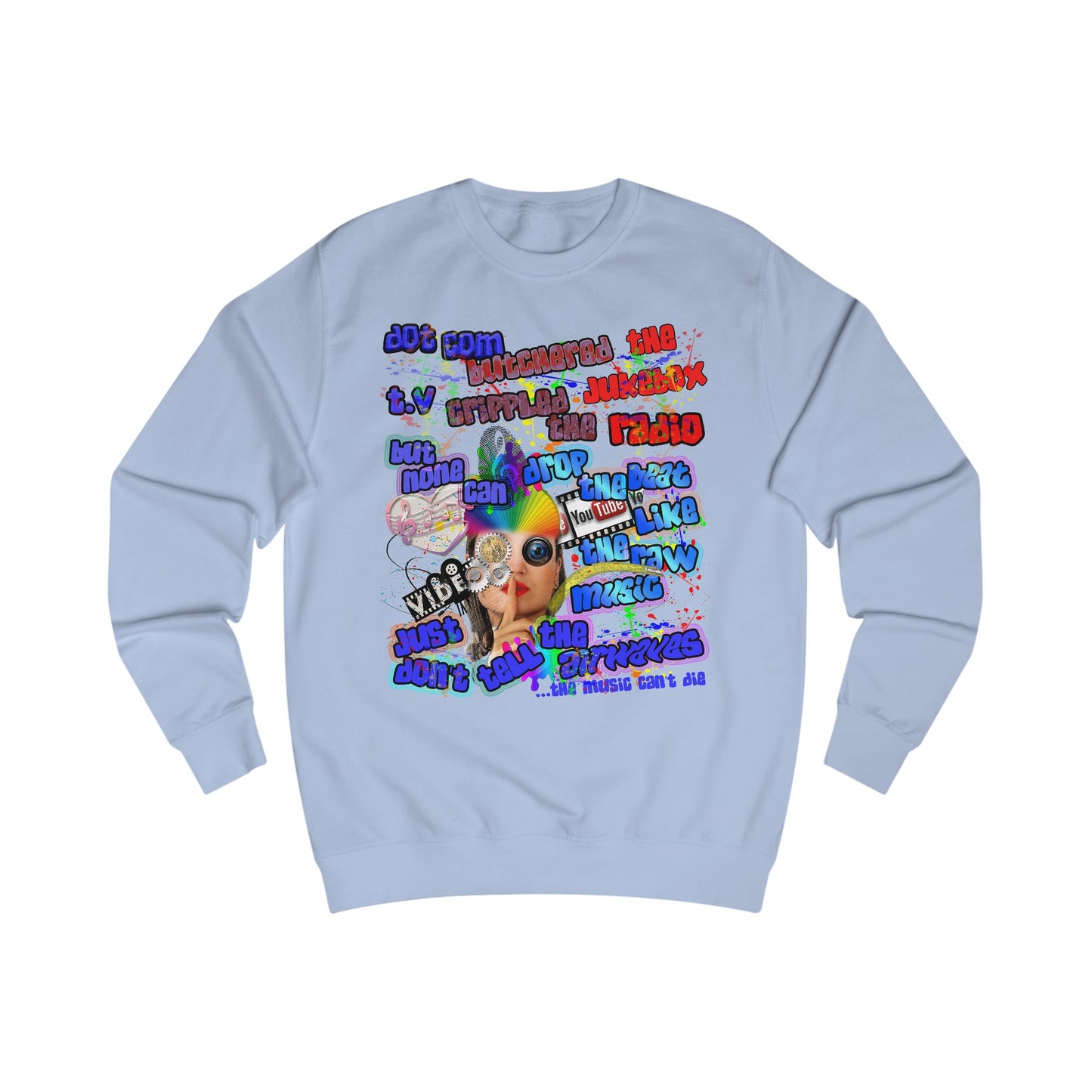 drop the beat - Men's Sweatshirt