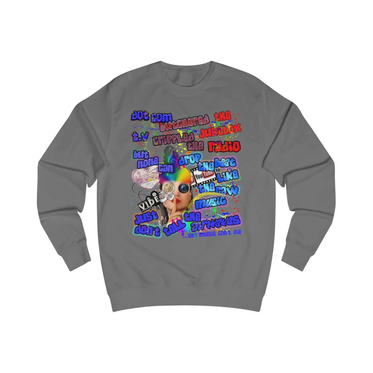 drop the beat - Men's Sweatshirt