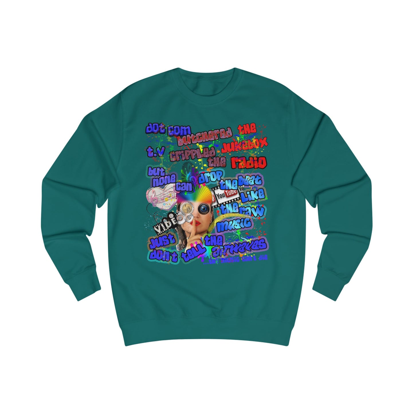 drop the beat - Men's Sweatshirt