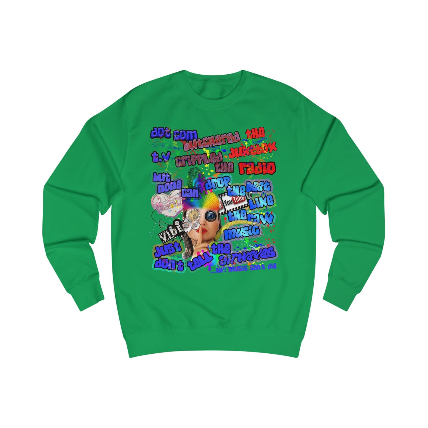 drop the beat - Men's Sweatshirt