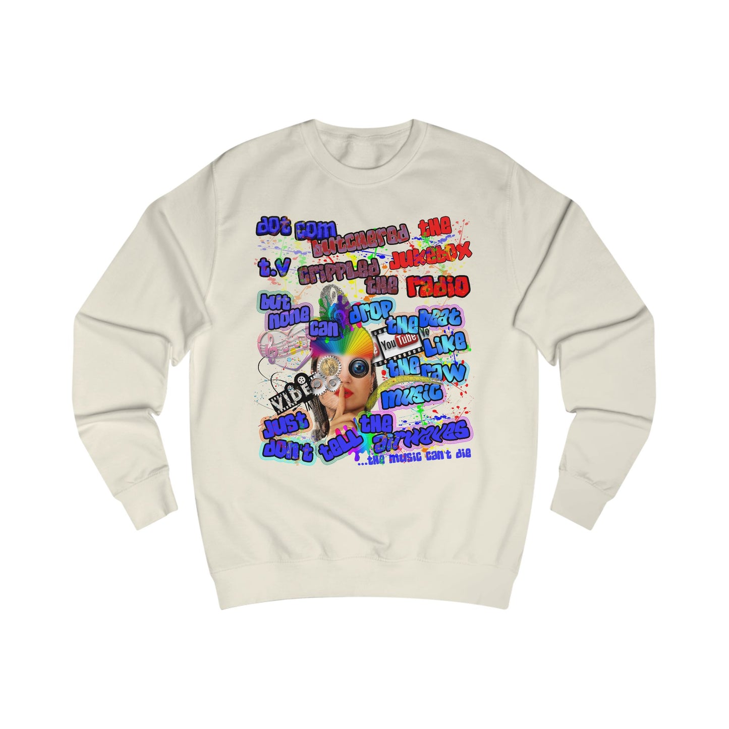 drop the beat - Men's Sweatshirt