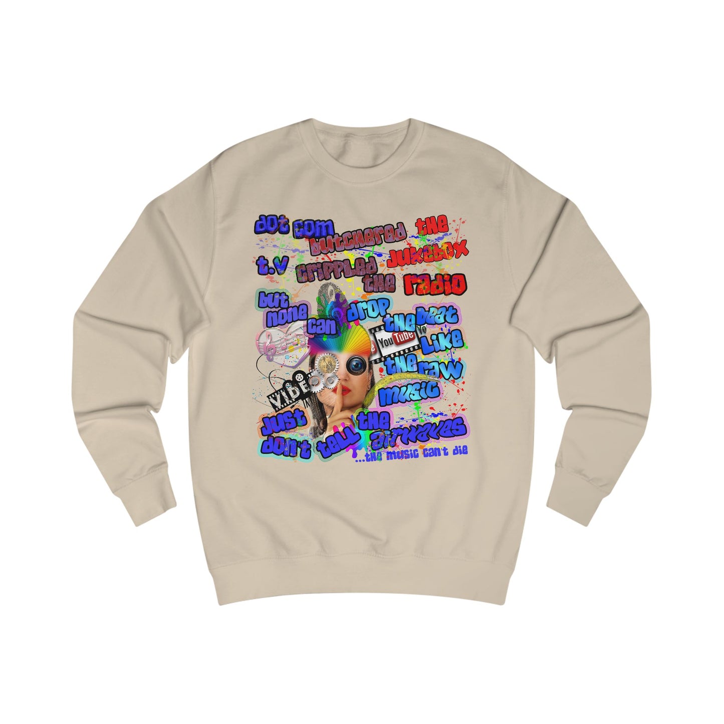 drop the beat - Men's Sweatshirt