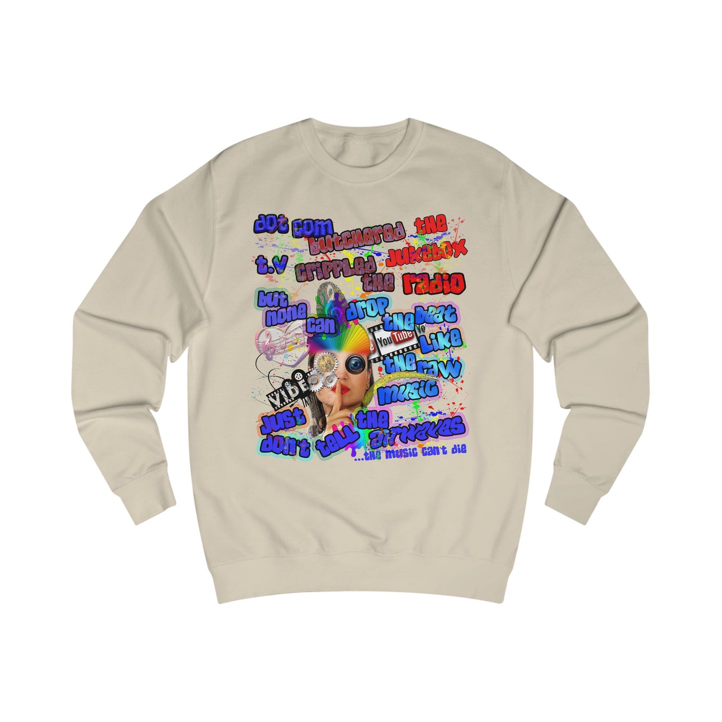 drop the beat - Men's Sweatshirt