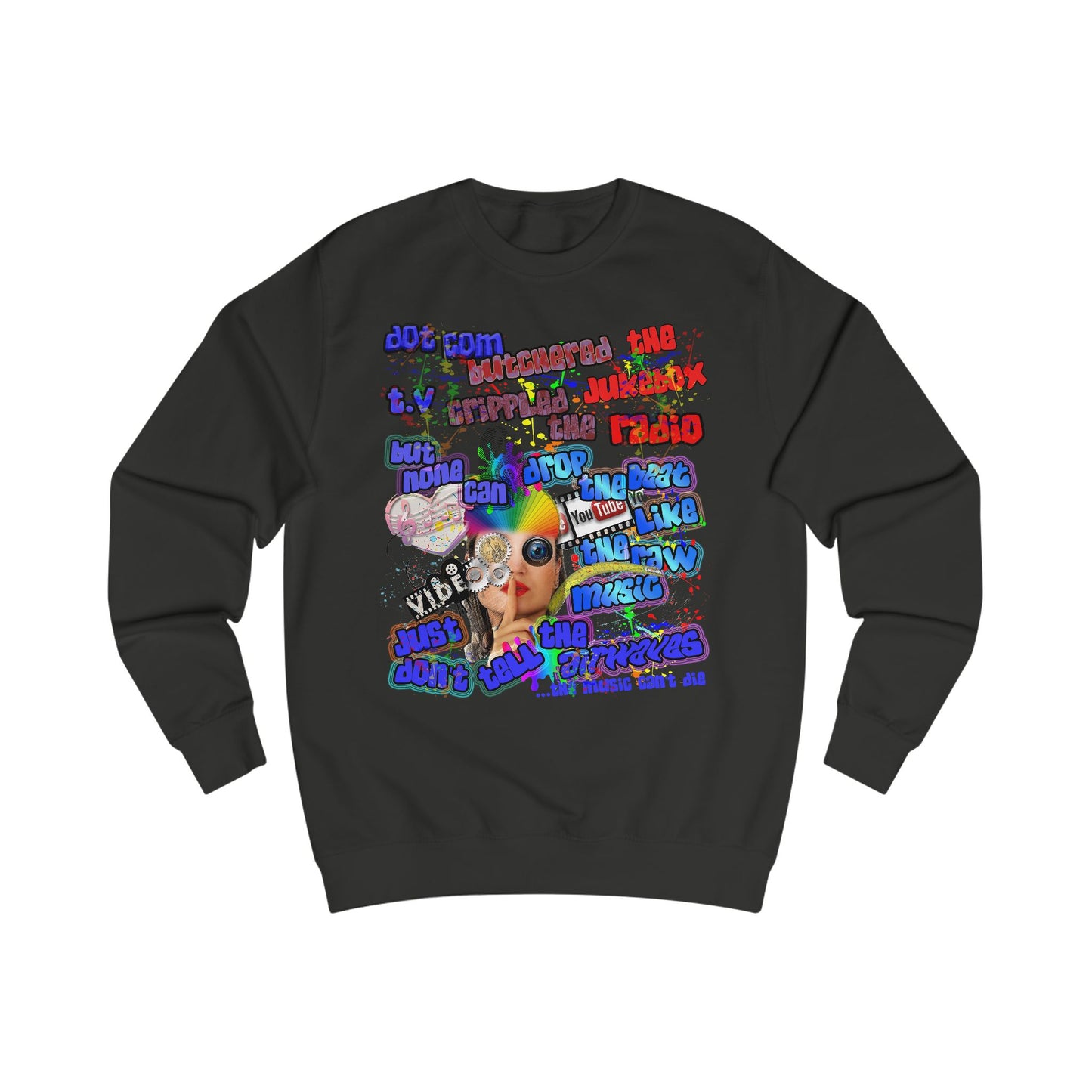 drop the beat - Men's Sweatshirt