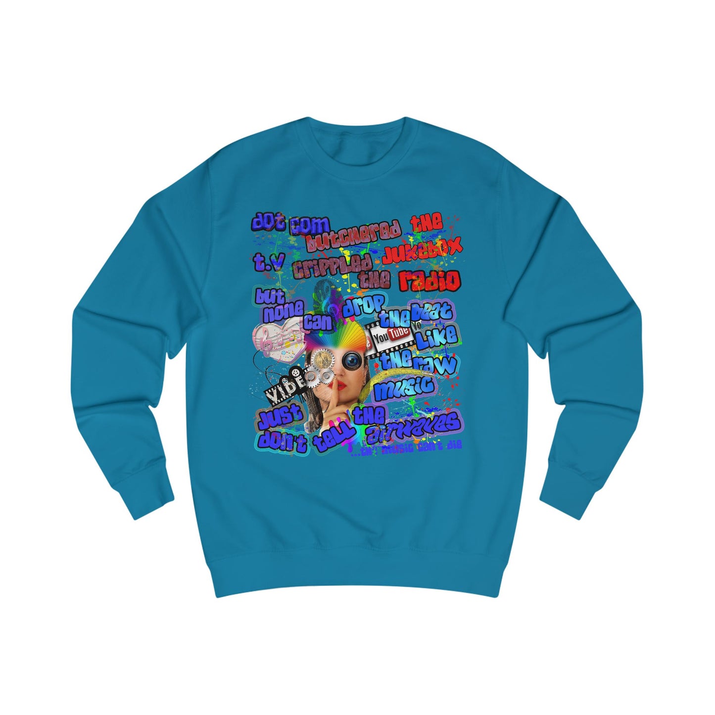 drop the beat - Men's Sweatshirt