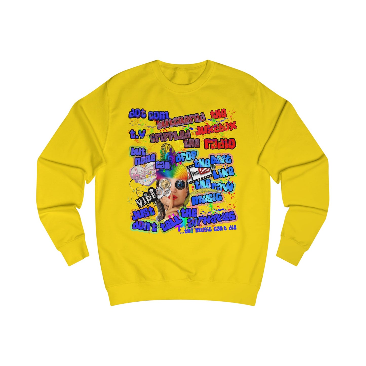 drop the beat - Men's Sweatshirt
