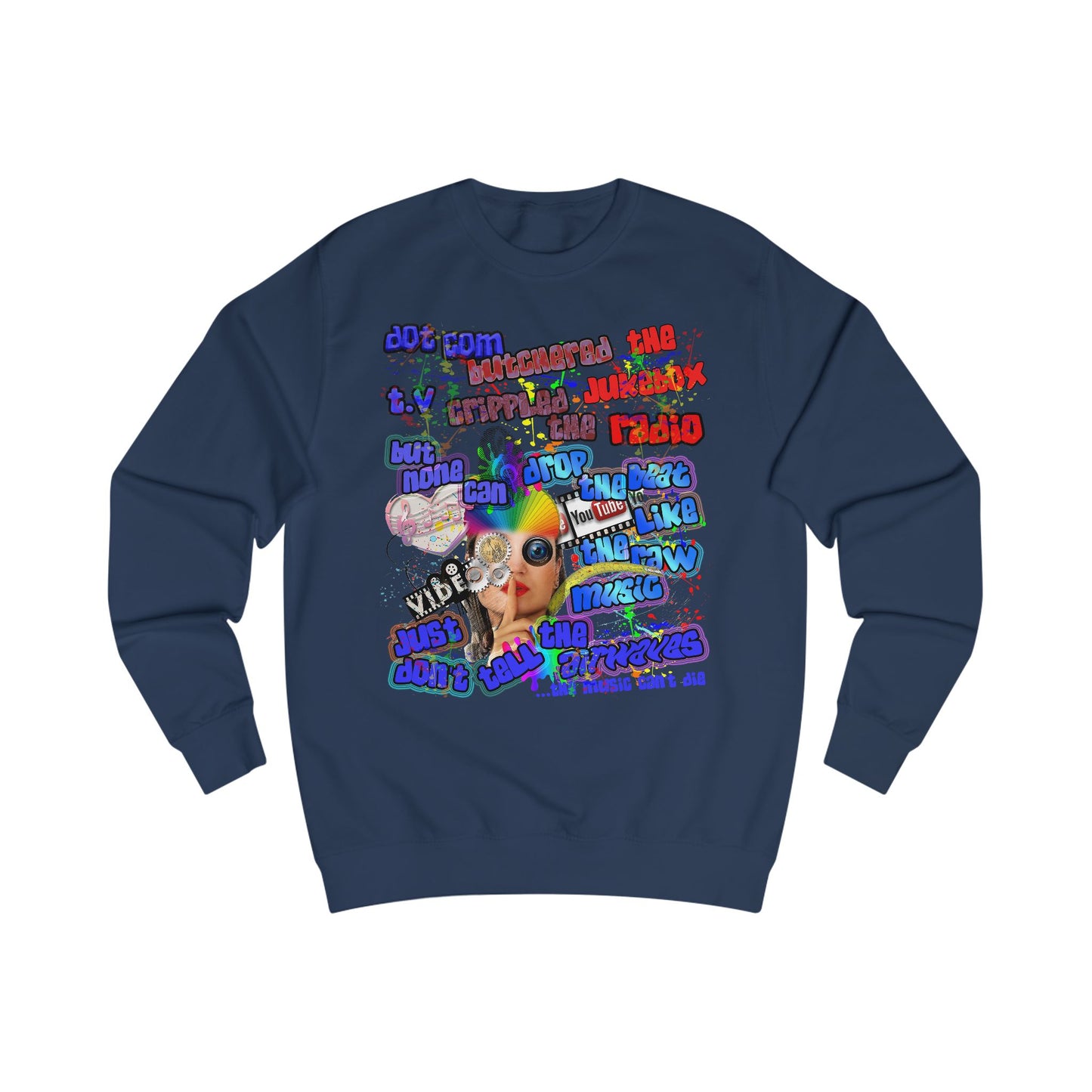 drop the beat - Men's Sweatshirt