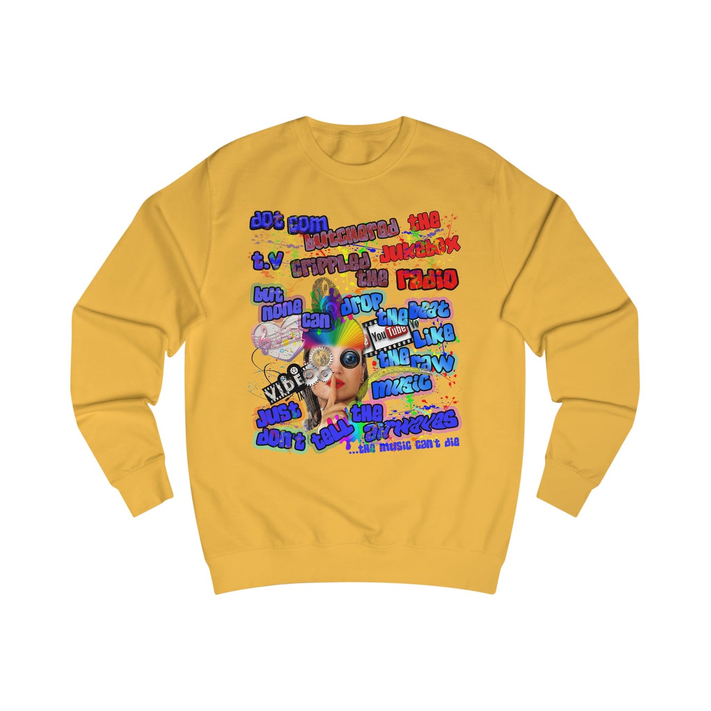 drop the beat - Men's Sweatshirt