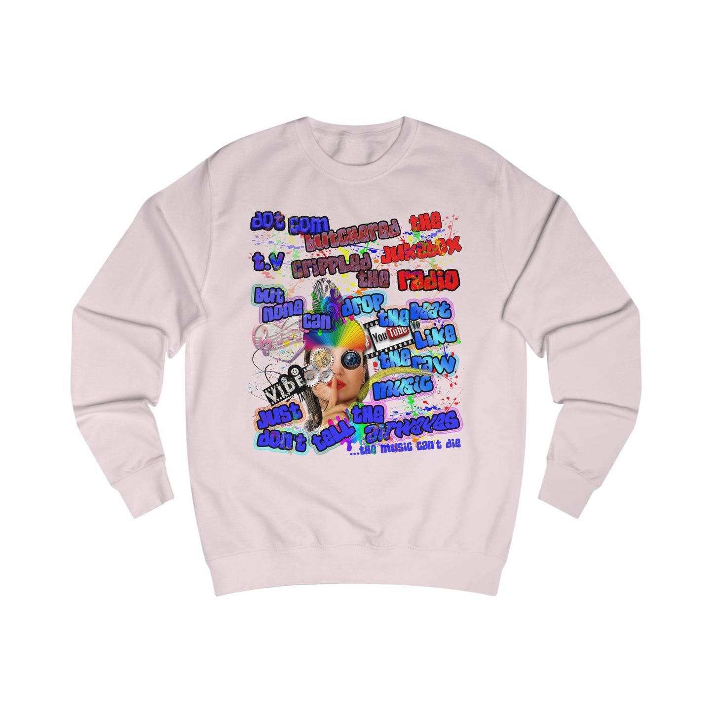 drop the beat - Men's Sweatshirt