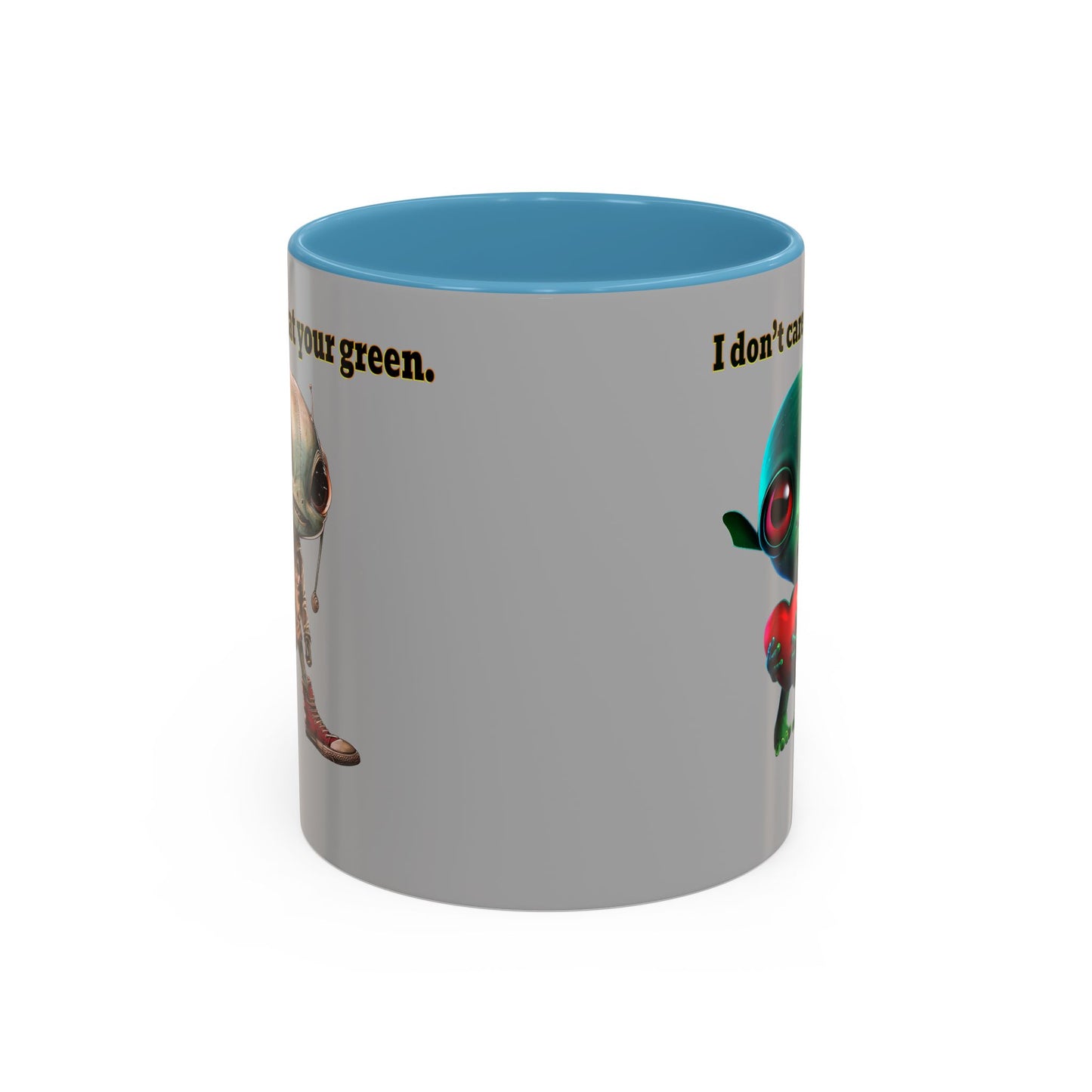 I don't care that your grey - Accent Mug (light grey)