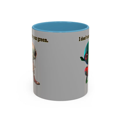 I don't care that your grey - Accent Mug (light grey)