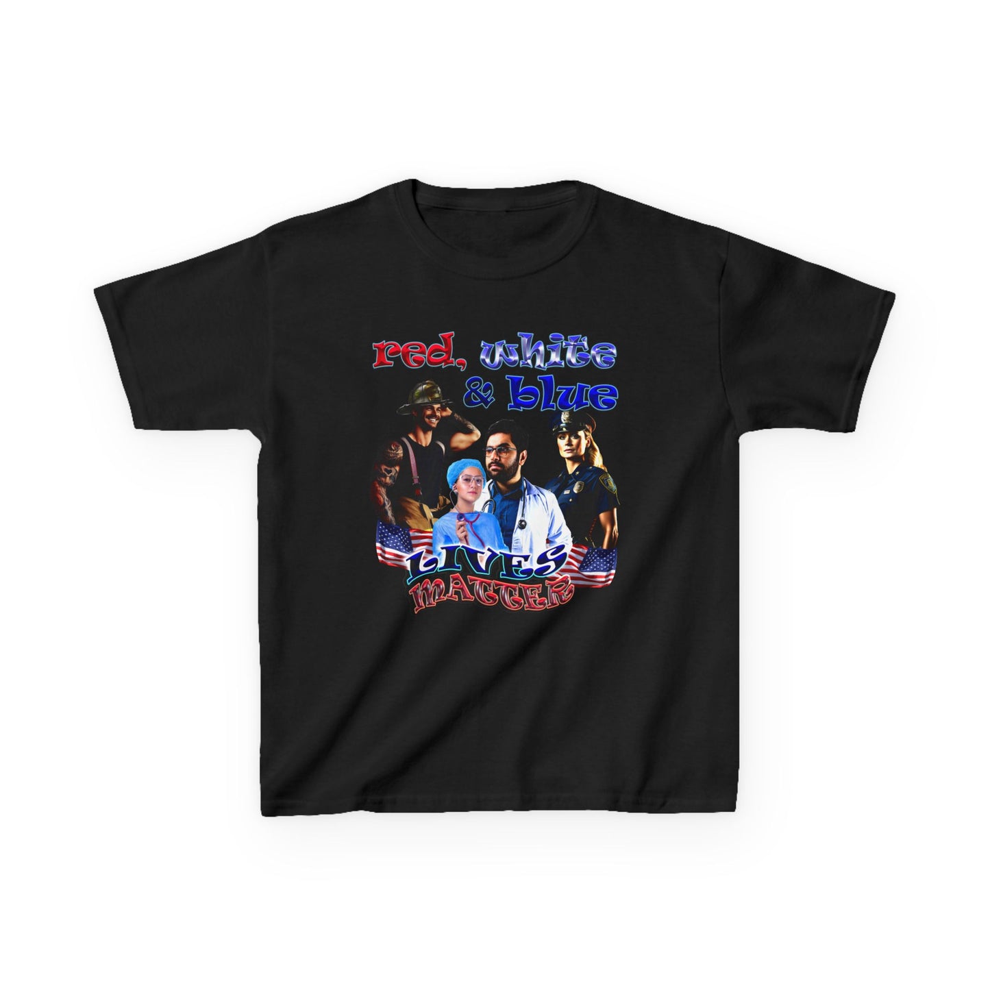 rw&b lives matter - Kids Heavy Cotton™ Tee