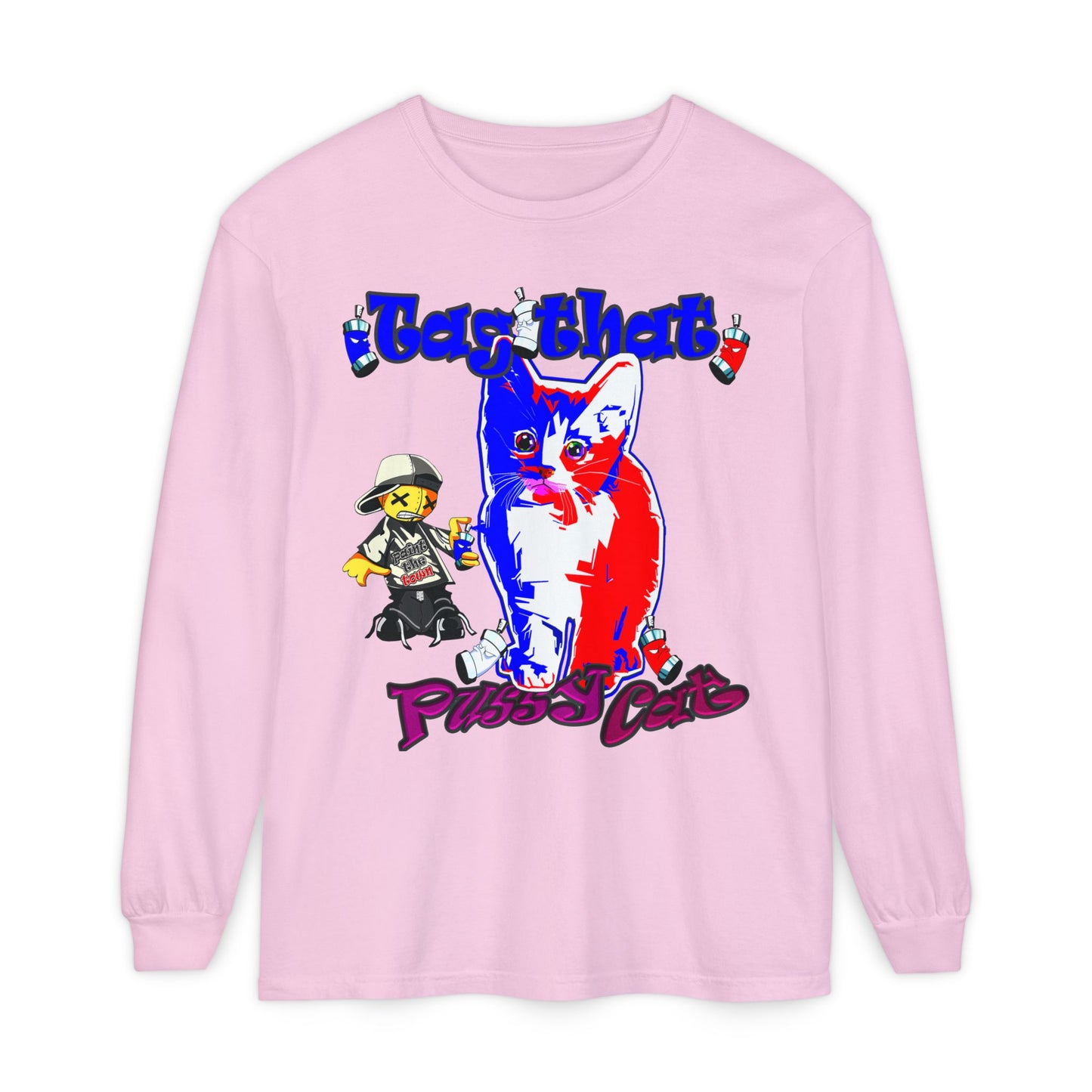 tag that - Unisex Garment-dyed Long Sleeve T-Shirt