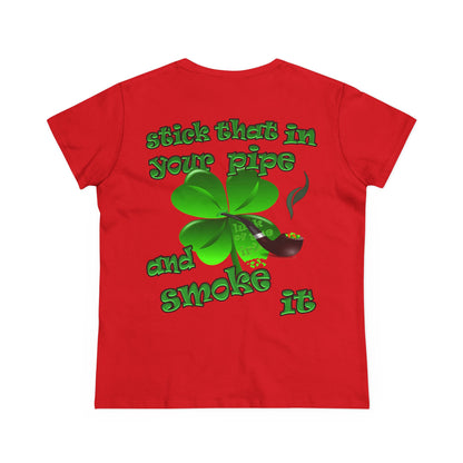 celtics logo - Women's Midweight Cotton Tee