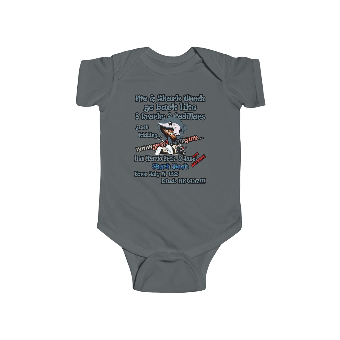 shark week - Infant Fine Jersey Bodysuit
