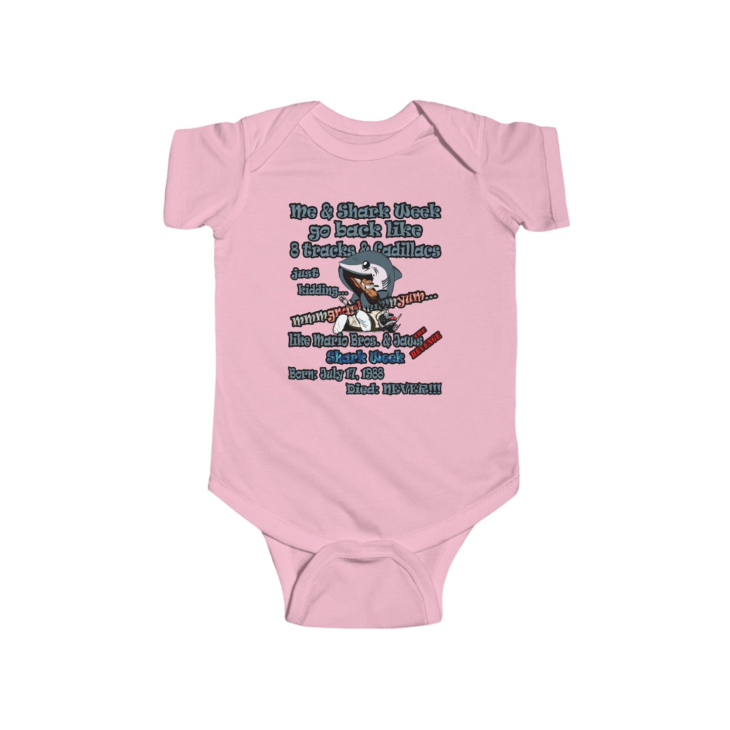 shark week - Infant Fine Jersey Bodysuit
